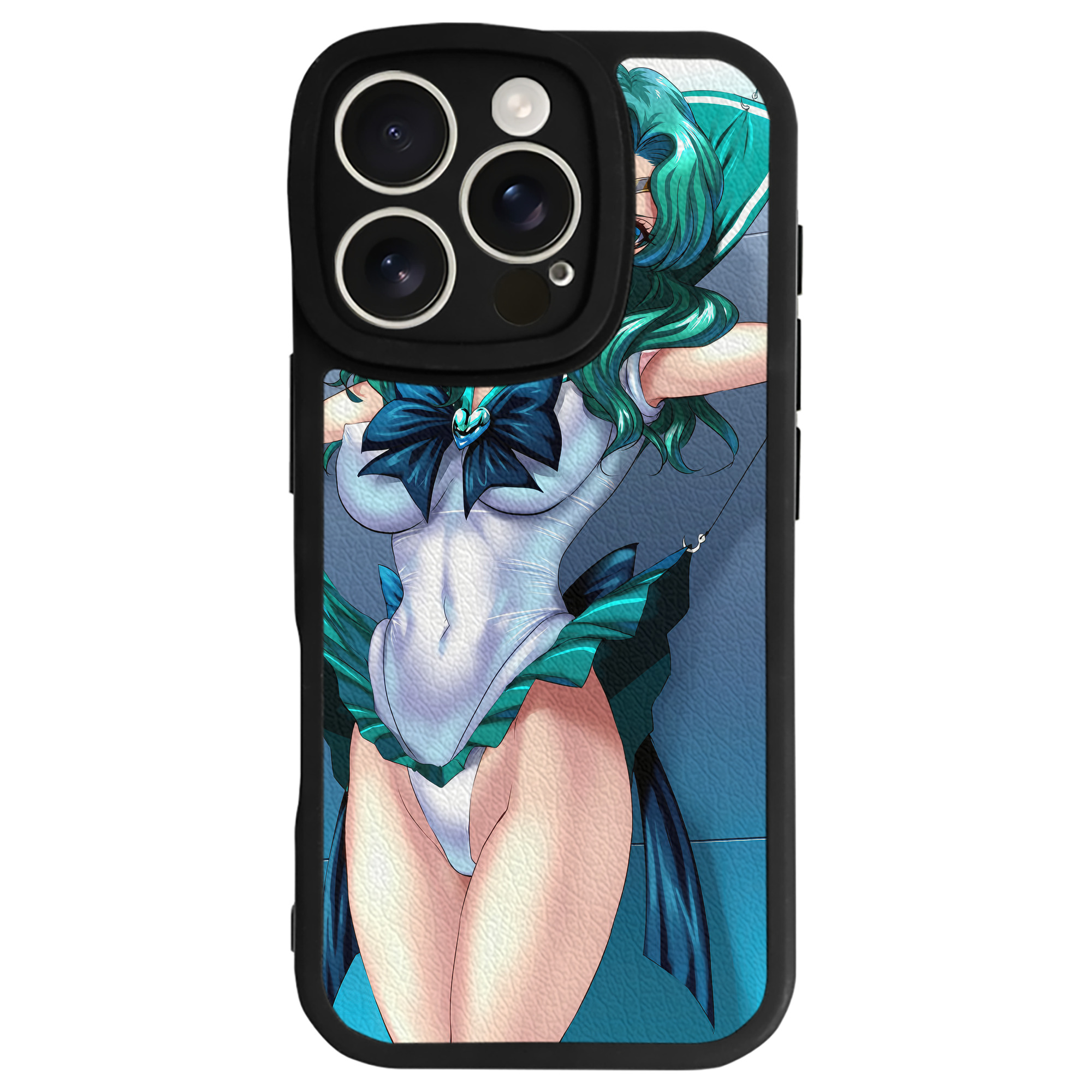 （画像用） 美少女戦士セーラームーン Sailor Moon 【iPhone 16シリーズ対応】シリコンスマホケース（レザー調） 材質：シリコン